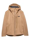 Prada Cashmere Zip Hooded Jacket In Brown