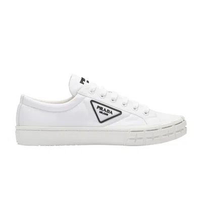 Pre-owned Prada Cassetta Wheel 'white Nylon' 2021