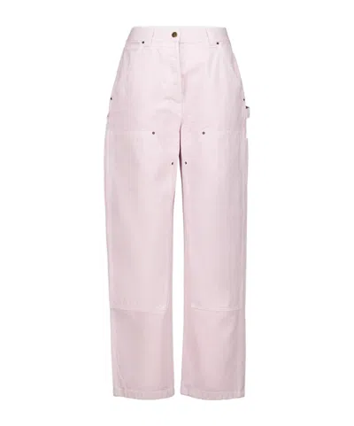 Prada Casual Pants With Belt Loops In Pink