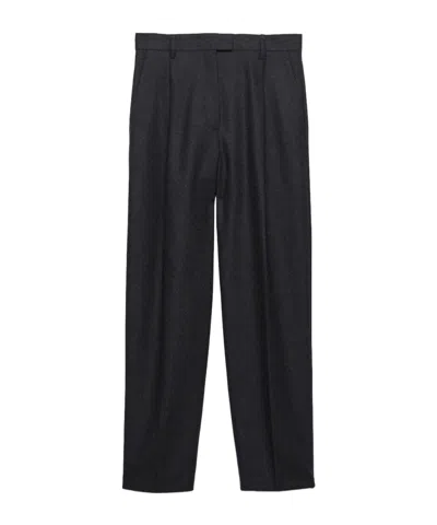 Prada Casual Trousers With Belt Loops In Multi