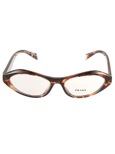 Prada Cat-eye Frame Glasses In 14p1o1