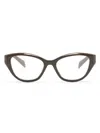 Prada Cat-eye Frame Glasses In Brown