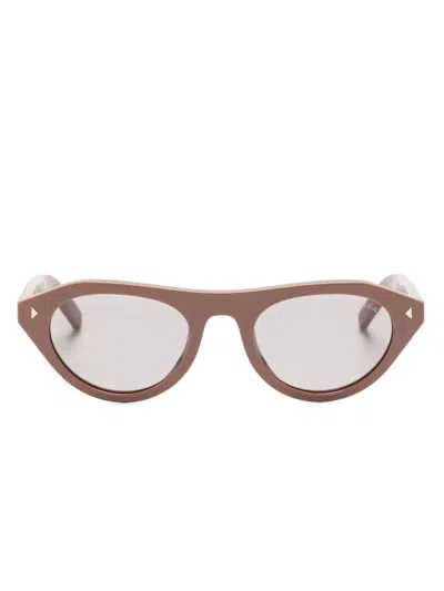 Prada Cat-eye Frame Sunglasses In Brown