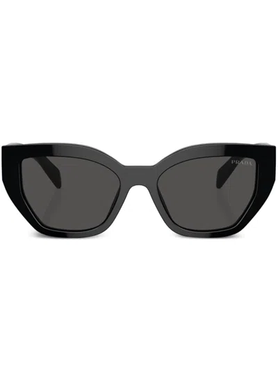 Prada Cat-eye Frame Sunglasses In Black