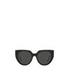 Prada Pr 14ws 09q5s0 52mm Womens Cat-eye Sunglasses In Black