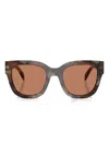 Prada Cat-eye-frame Sunglasses In Brown