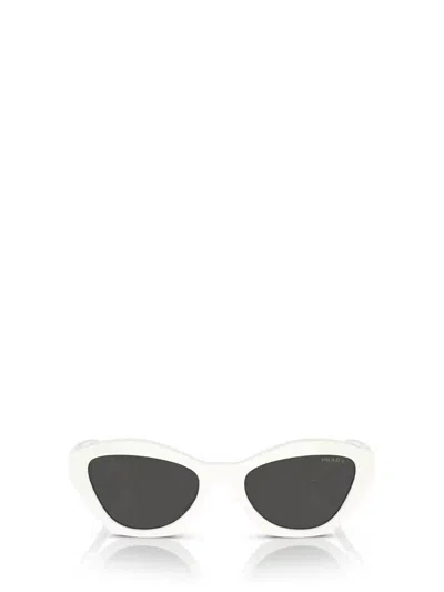 Prada Cat-eye Frame Sunglasses Sunglasses In White