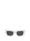 Prada Dark Grey Cat Eye Ladies Sunglasses Pr 13zs 17d5s0 50 In Gray