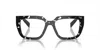 Prada Womens Brown Pr A10v Pillow-frame Acetate Optical Glasses In 15o1o1