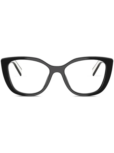 Prada Cat-eye Glasses In Black