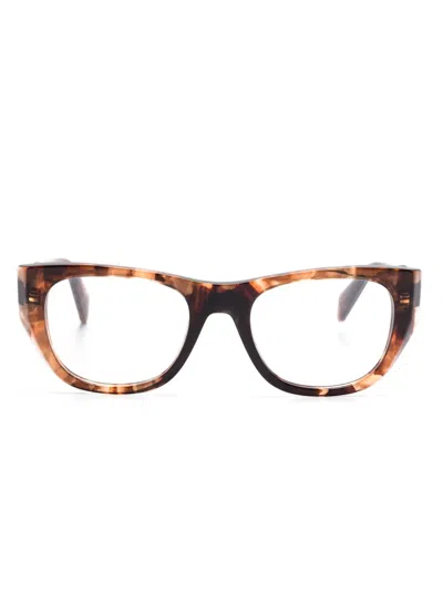Prada Cat-eye Glasses In Braun