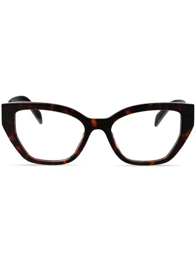 Prada Cat-eye Glasses In Black