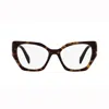 Prada Root Tortoise Acetate Glasses In Brown