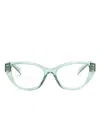 Prada Cat-eye Glasses In Green