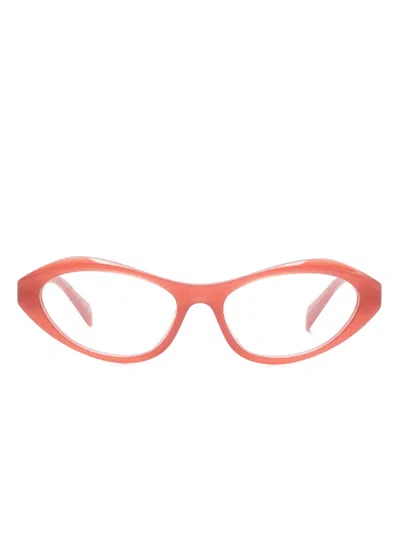 Prada Cat-eye Glasses In Rosa