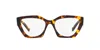 Prada 54mm Cat Eye Optical Glasses In Vau1o1