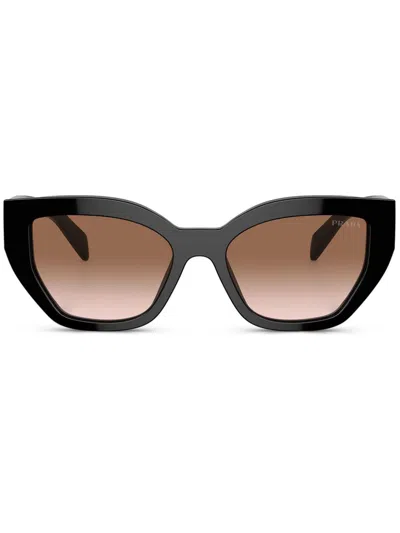 Prada Cat-eye Tortoiseshell-effect Sunglasses In Multi