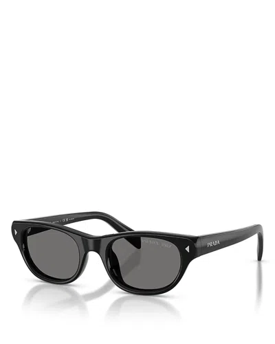 Prada Cat Eye Sunglasses, 52mm In Gray
