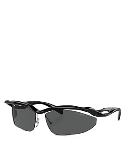 Prada Cat Eye Sunglasses, 71mm In Black