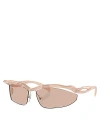 Prada Eyewear Sunglasses In Tan/tan Solid