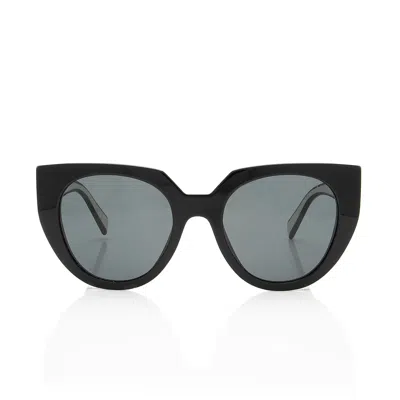 Prada Cat Eye Sunglasses In Black