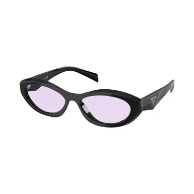 Pre-owned Prada Cat Eye Sunglasses 'black/purple' | Women's Size Onesize