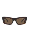 Prada Cat-eye Frame Sunglasses Sunglasses In Brown