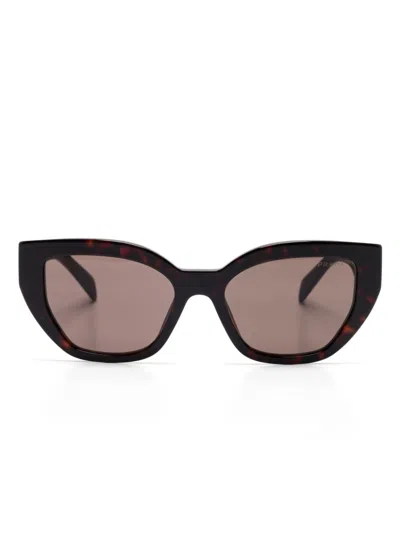 Prada Cat-eye Sunglasses In Brown