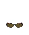 Prada Catwalk Cat-eye Acetate Sunglasses In Green