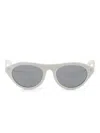 Prada Cat-eye Sunglasses In White