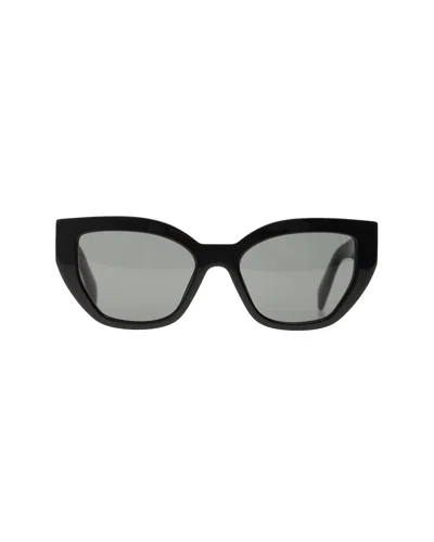 Prada Cat-eye Sunglasses With Oversized Logo