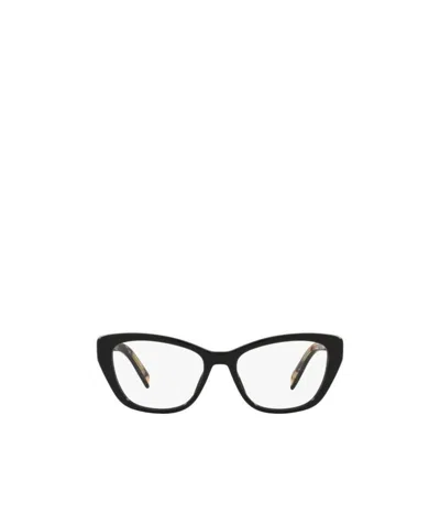 PRADA CAT GLASSES FRAME FLAT LENS