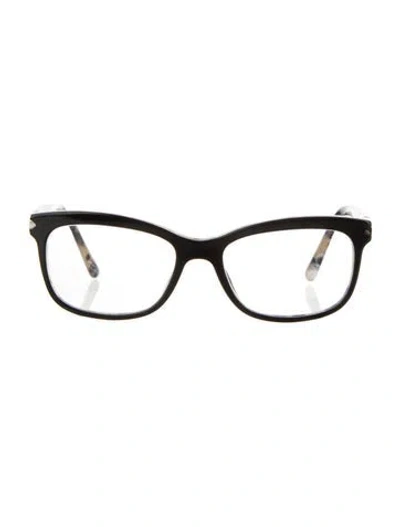 Pre-owned Prada Cat-eye Eyeglasses In Blue