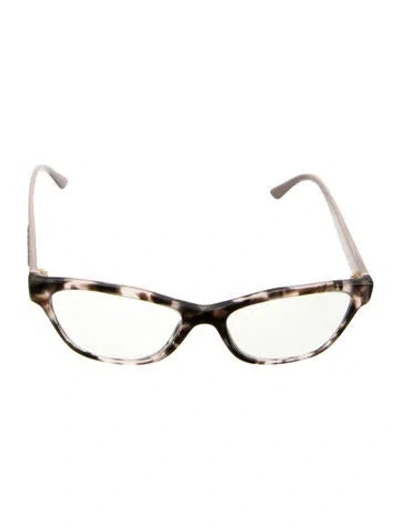 Pre-owned Prada Cat-eye Eyeglasses In Brown