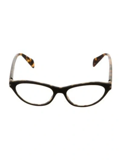 Pre-owned Prada Cat-eye Eyeglasses In Multi