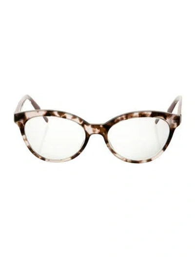Pre-owned Prada Cat-eye Eyeglasses In Pink