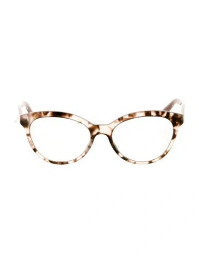 Pre-owned Prada Cat-eye Eyeglasses In Pink