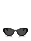 Prada Cat-eye Frame Sunglasses In Black