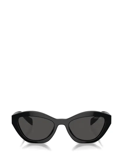 Prada Cat-eye Frame Sunglasses In Black