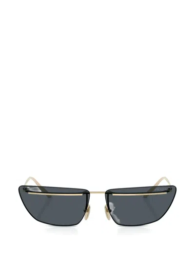 Prada Cat-eye Frame Sunglasses In Transparent