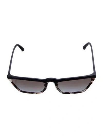 Pre-owned Prada Cat-eye Gradient Sunglasses In Black