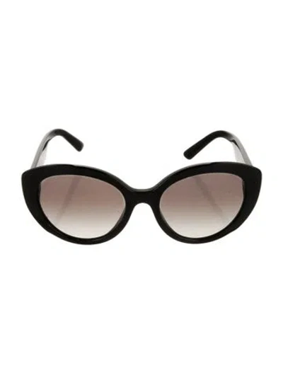 Pre-owned Prada Cat-eye Gradient Sunglasses In Black