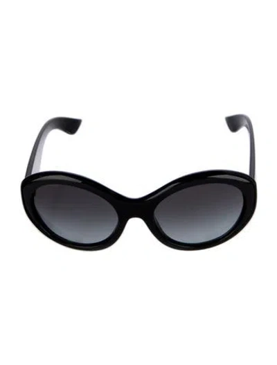 Pre-owned Prada Cat-eye Gradient Sunglasses In Black