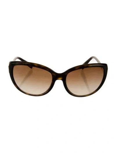 Pre-owned Prada Cat-eye Gradient Sunglasses In Brown