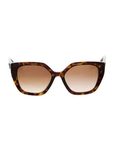 Pre-owned Prada Cat-eye Gradient Sunglasses In Brown