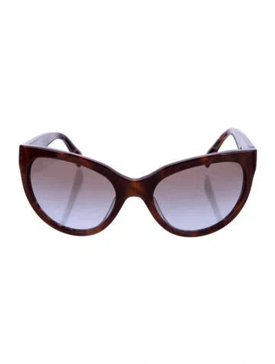 Pre-owned Prada Cat-eye Gradient Sunglasses In Brown