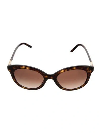 Pre-owned Prada Cat-eye Gradient Sunglasses In Brown