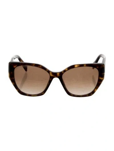 Pre-owned Prada Cat-eye Gradient Sunglasses In Brown