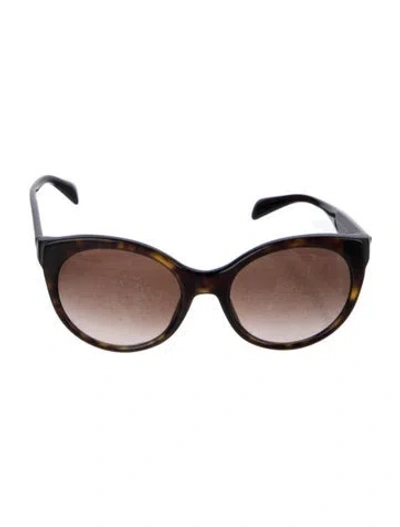 Pre-owned Prada Cat-eye Gradient Sunglasses In Brown