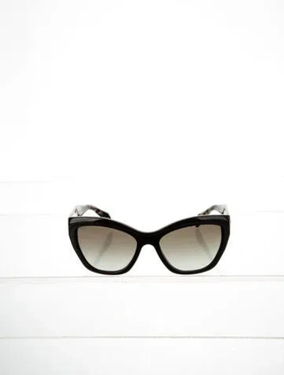 Pre-owned Prada Cat-eye Gradient Sunglasses In Brown